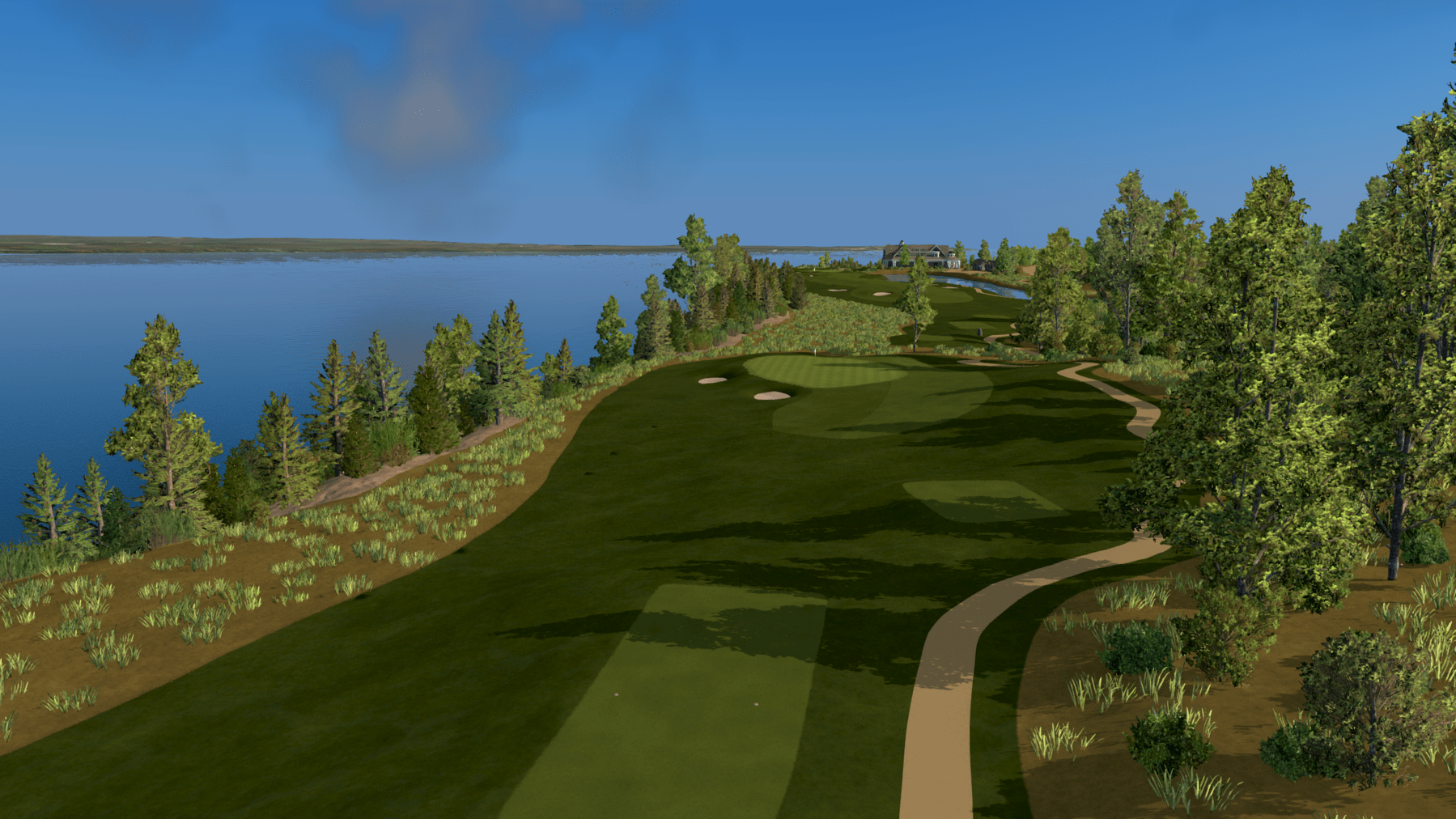 Indoor Golf Simulation of Cobble Beach Golf Links