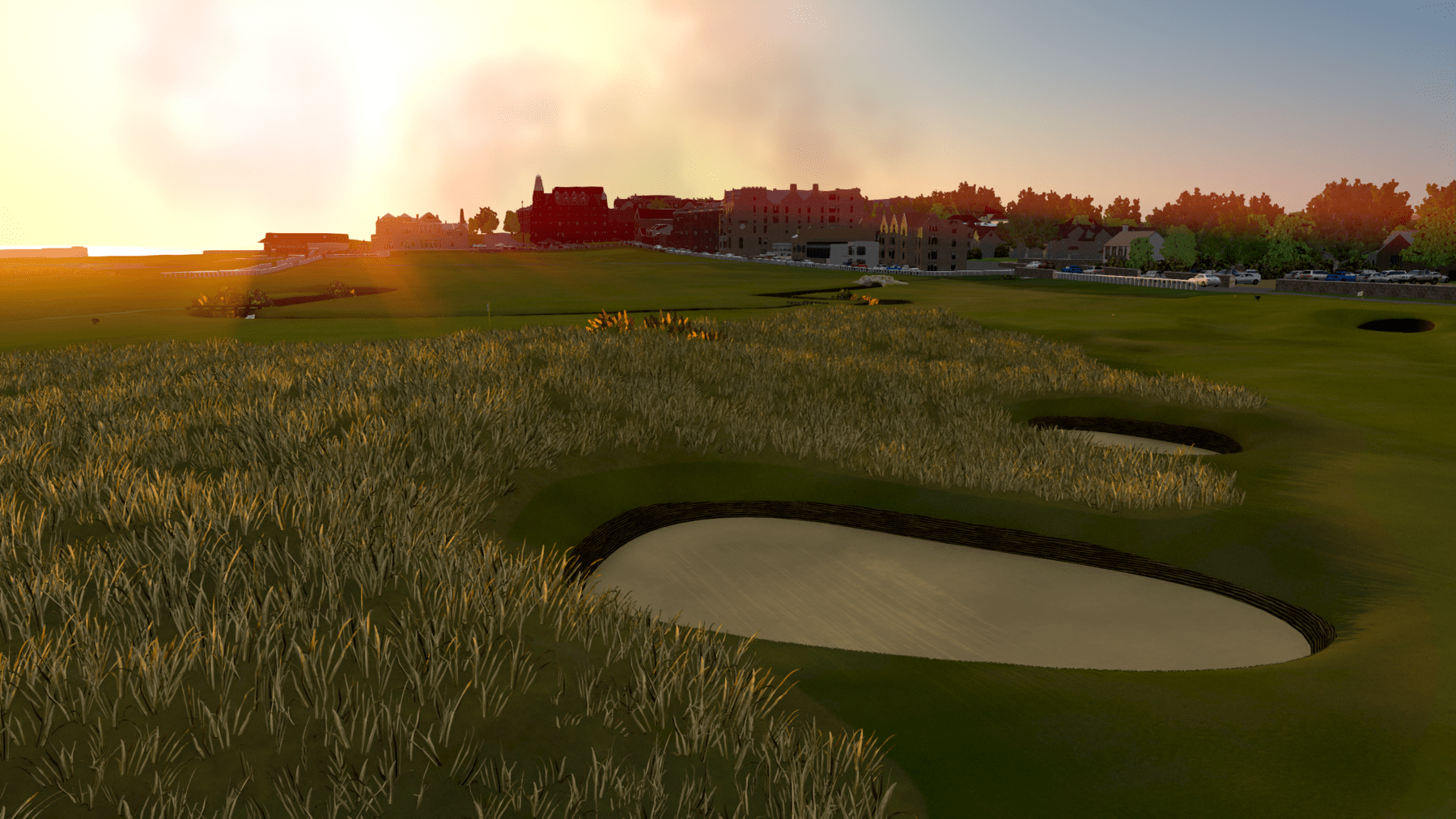 Indoor Golf Simulation of St. Andrews